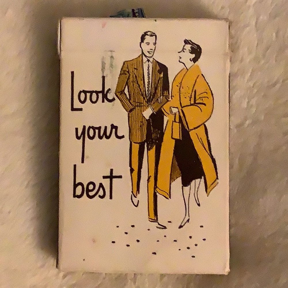 PLAYING CARDS Remembrance „LOOK YOUR BEST“ BROWN & BIGELOW